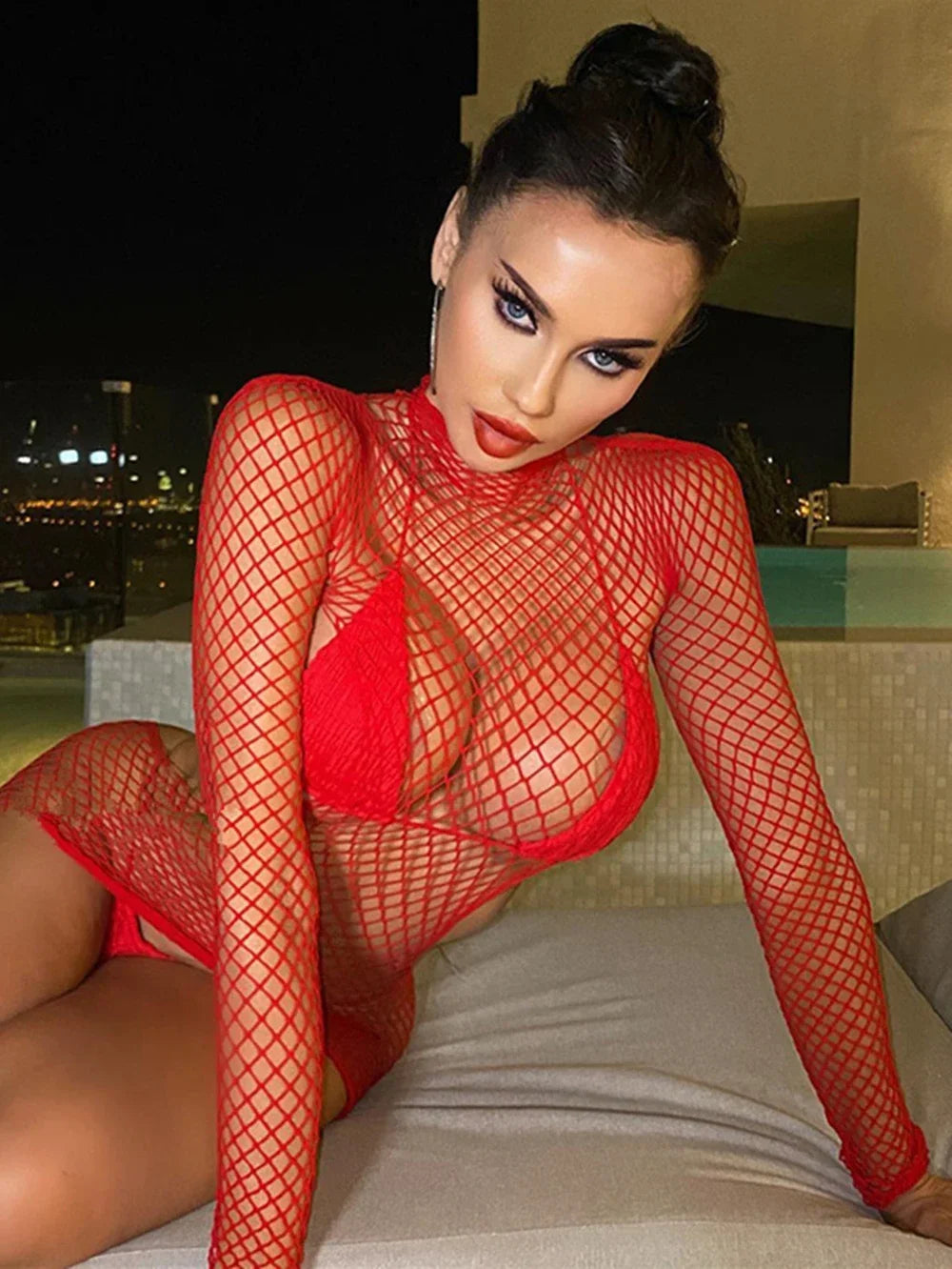 Hot Transparent Mini Dress Sexy Lingerie - Empire P.E