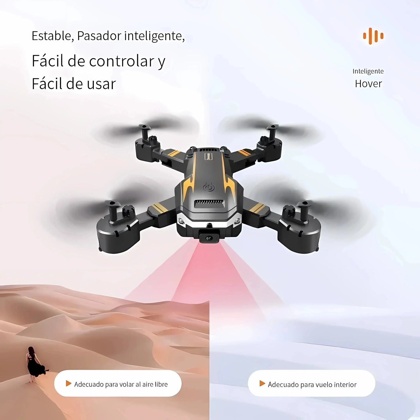 New G6 Professional Foldable Quadcopter Aerial Drone - Empire P.E