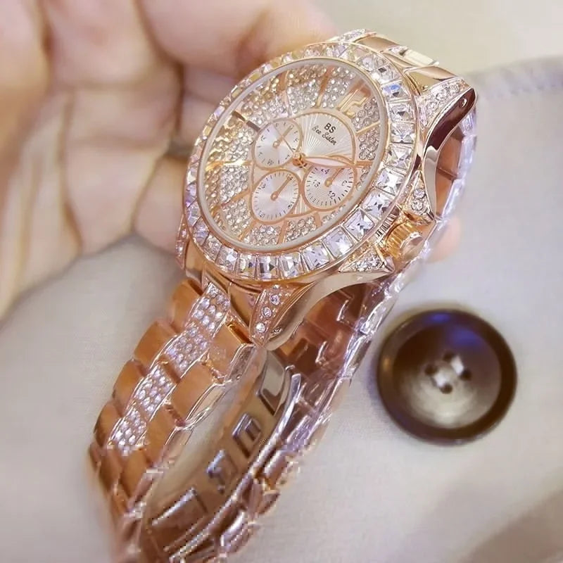 New Women Quartz Diamond Luxury Watch - Empire P.E