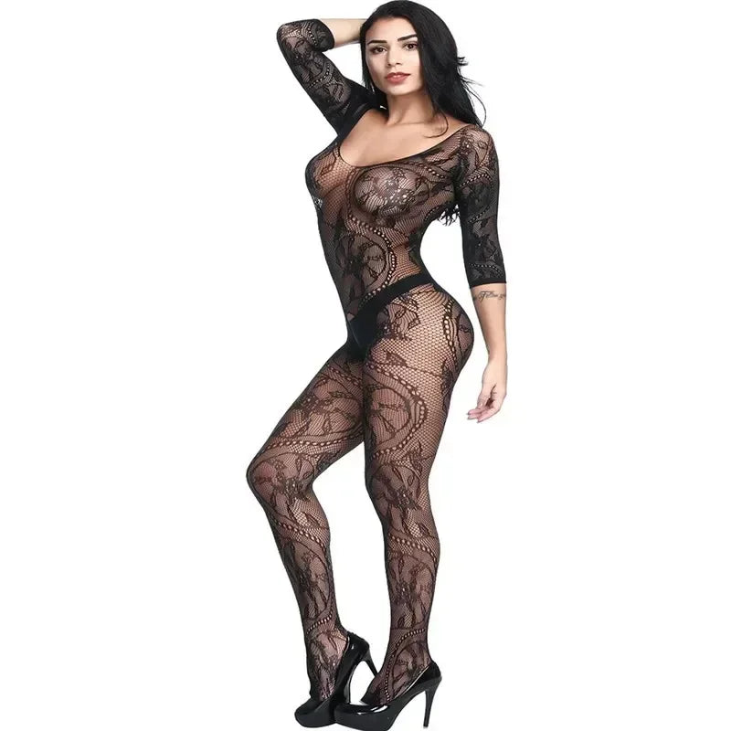Sexy Open Crotch Lingerie Sex Suit Crotchless - Empire P.E