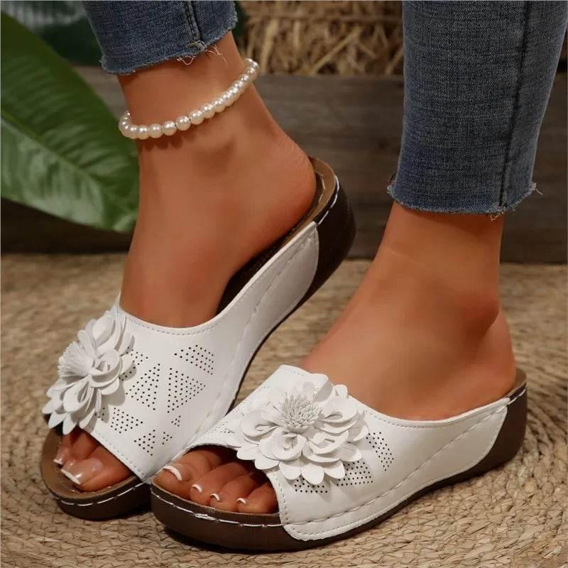 Summer Sandals Women Shoes Non-Slip Walking Shoes Slip On Shoes Woman Wedge Women's Sandals Party Slippers Woman Female Footwear - Empire P.E