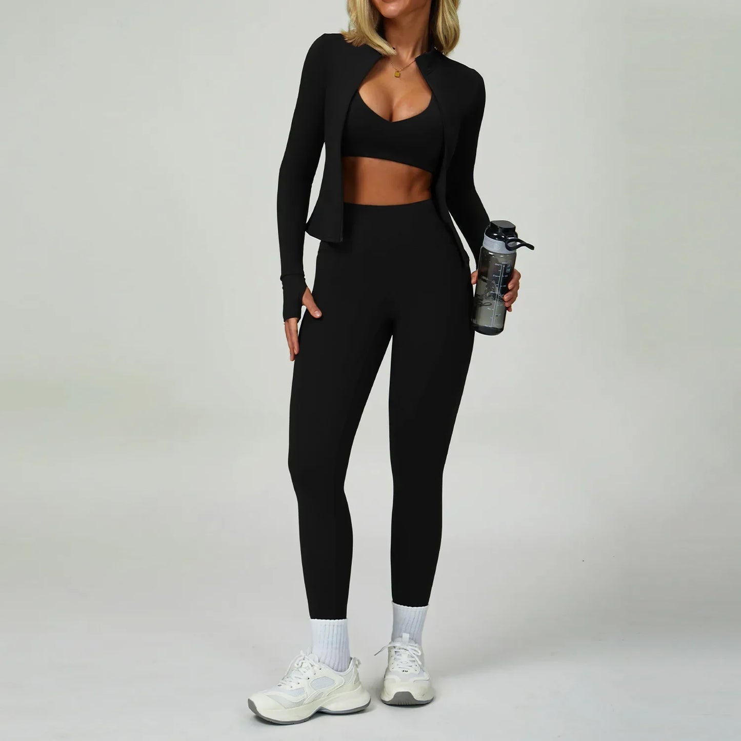 2PCS and 3PCS Yoga Sets Workout Set Women - Empire P.E