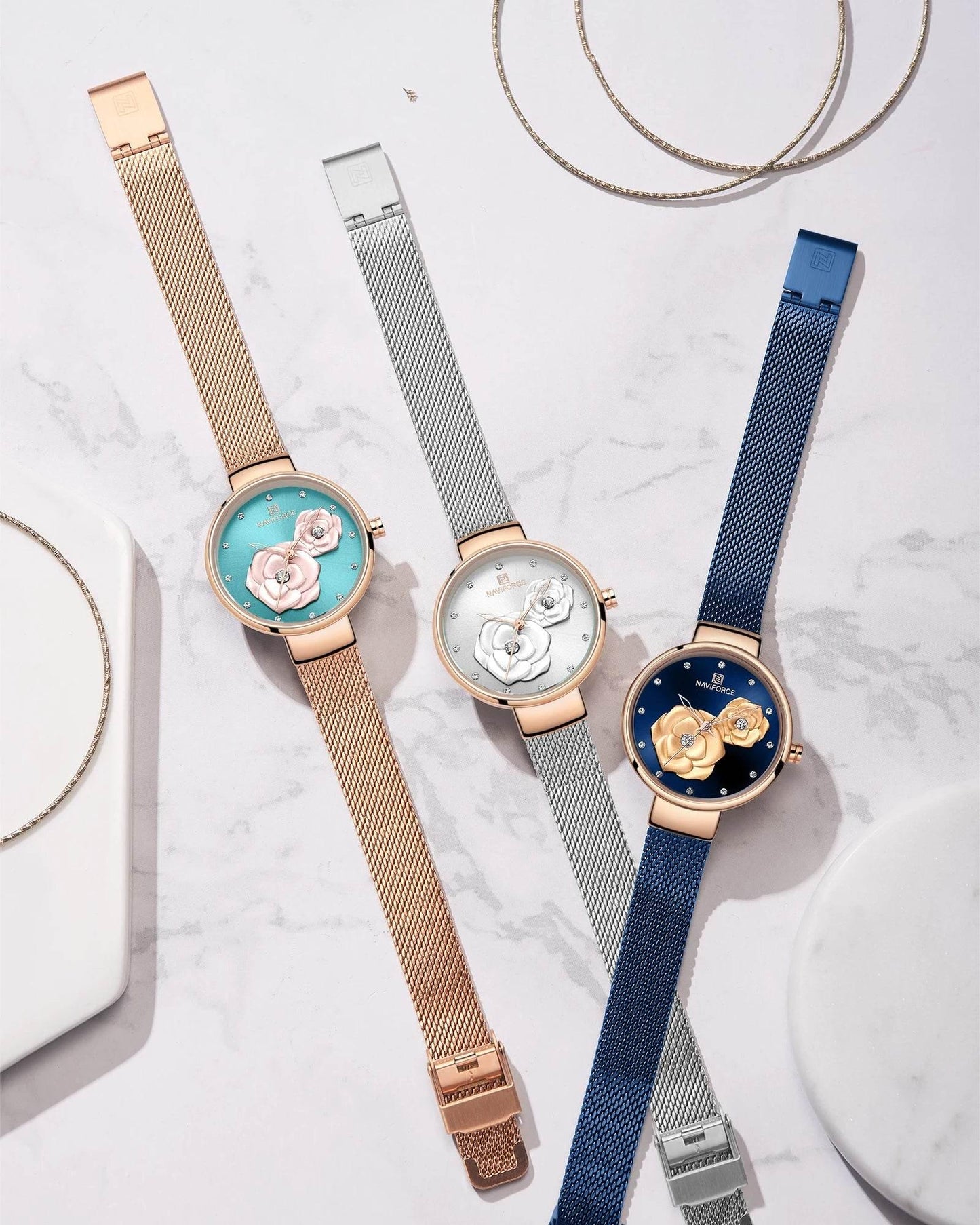 Women Watch Top Luxury Brand Steel Mesh Waterproof - Empire P.E