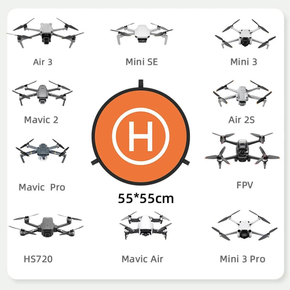 BRDRC Foldable Landing Pads for DJI Air 3S/3/NEO/Mini 4 Pro/3 Pro/4K/AVATA 2/ FIMI X8 MINI V2 Drone Mat Quadcopters Accessories - Empire P.E