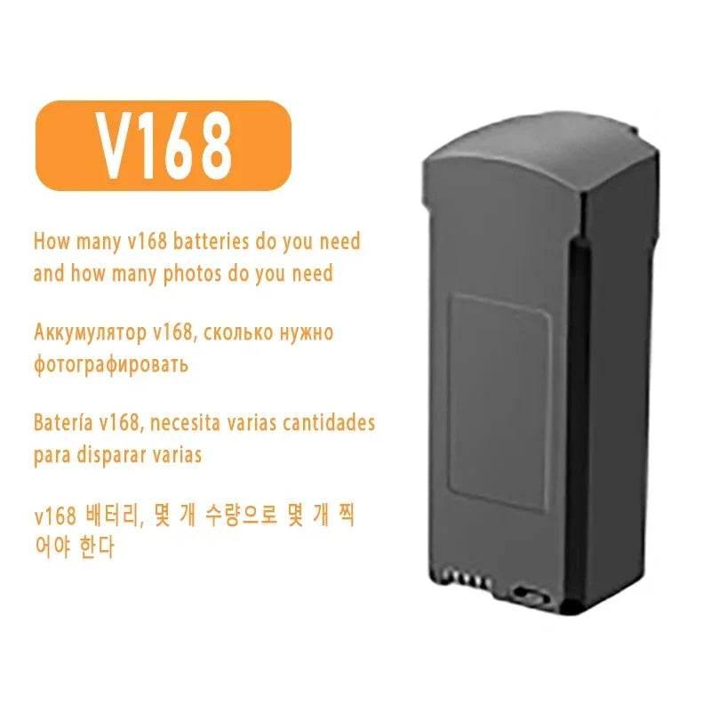 Original Drone battery for V168 V198 M6 Z908 S18 V66 s12 a14 v666 battery,rechargeable butler,propeller for drone accessories - Empire P.E