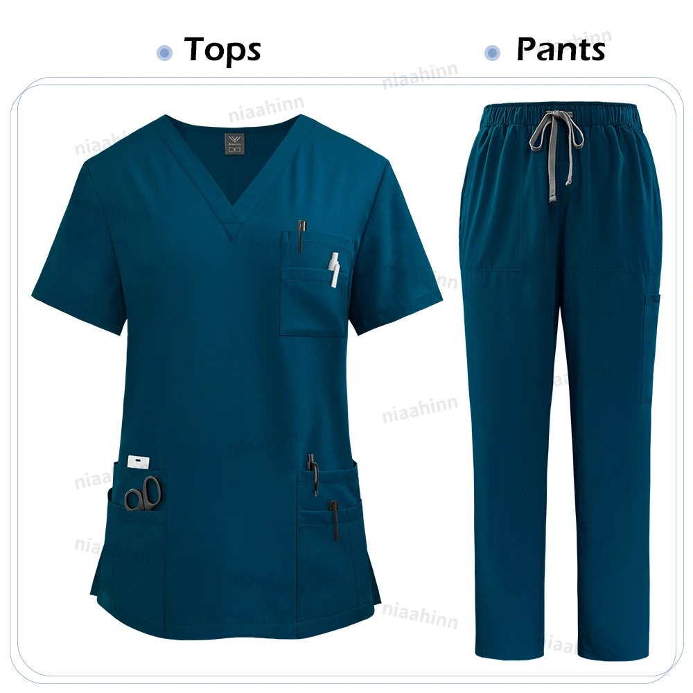Elastic Scrub Uniform Set - Empire P.E