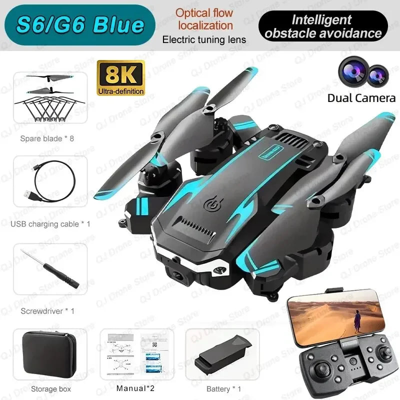 New G6 Professional Foldable Quadcopter Aerial Drone - Empire P.E