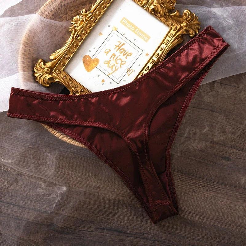3PCS Ice Silk Seamless Skin-friendly Breathable Briefs Women Underwear - Empire P.E