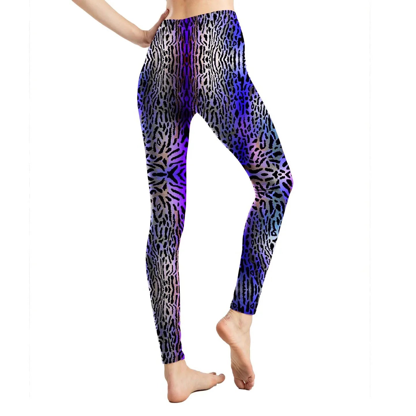 Leopard Leggings Printed High Waist - Empire P.E