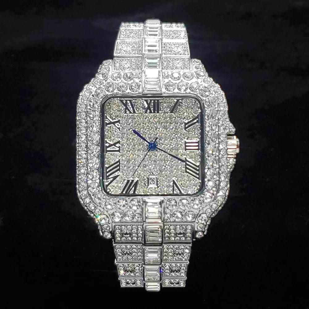 Luxury Original Brand Men Watch Bling Diamond - Empire P.E