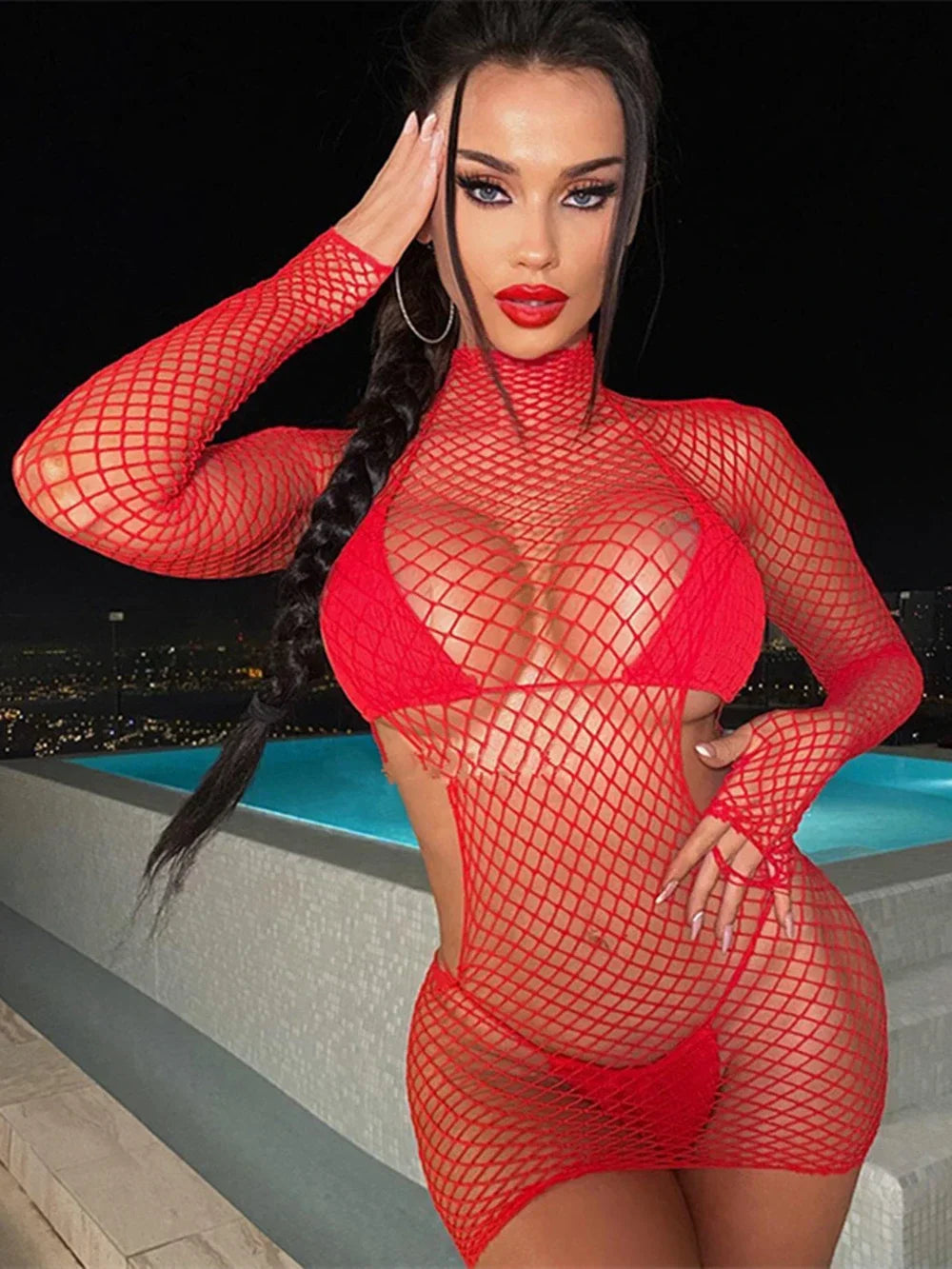 Hot Transparent Mini Dress Sexy Lingerie - Empire P.E