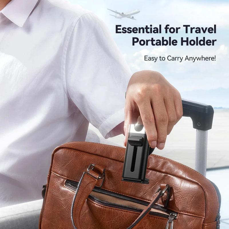 Joyroom Airplane Phone Holder Magnetic Travel Essentials Flexible Rotation Hands-Free Airplane Phone Mount for iPhone 15 Pro Max - Empire P.E