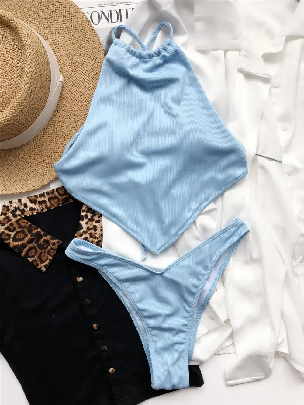 Halter Bandana Bikinis Set - Empire P.E