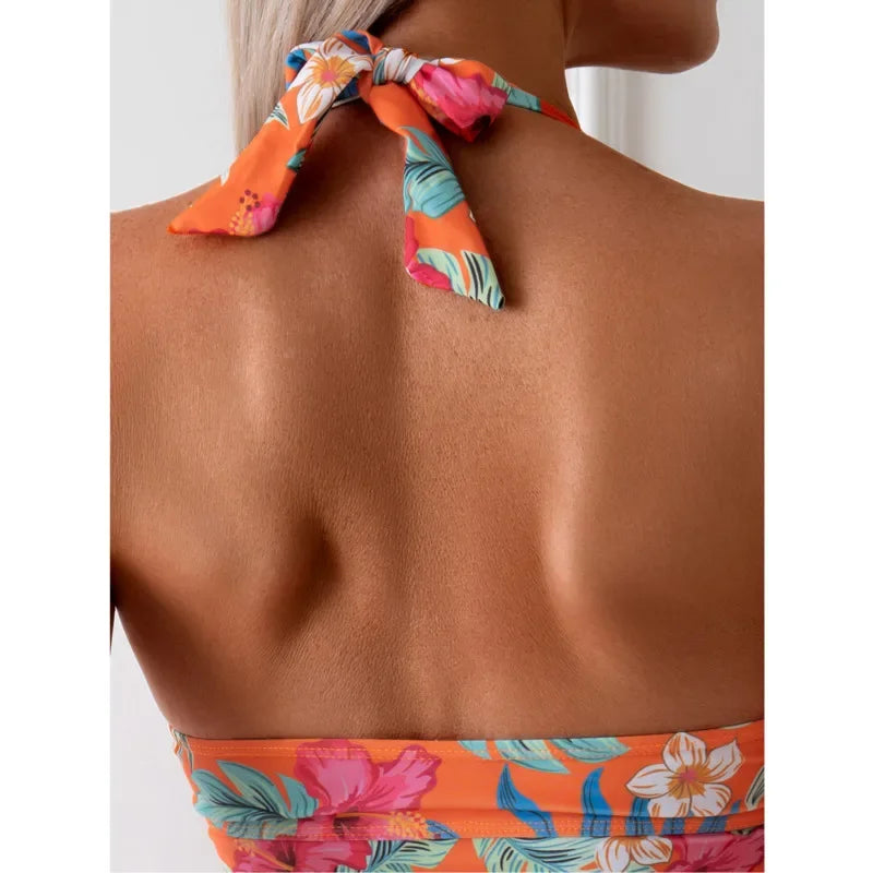 Summer Sexy Print Swimsuits Tankini Set - Empire P.E