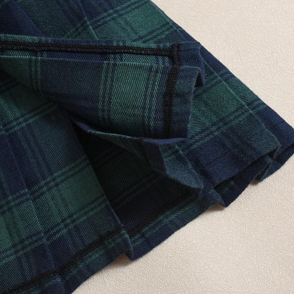 Cosplay Lingerie Green Plaid Skirt - Empire P.E