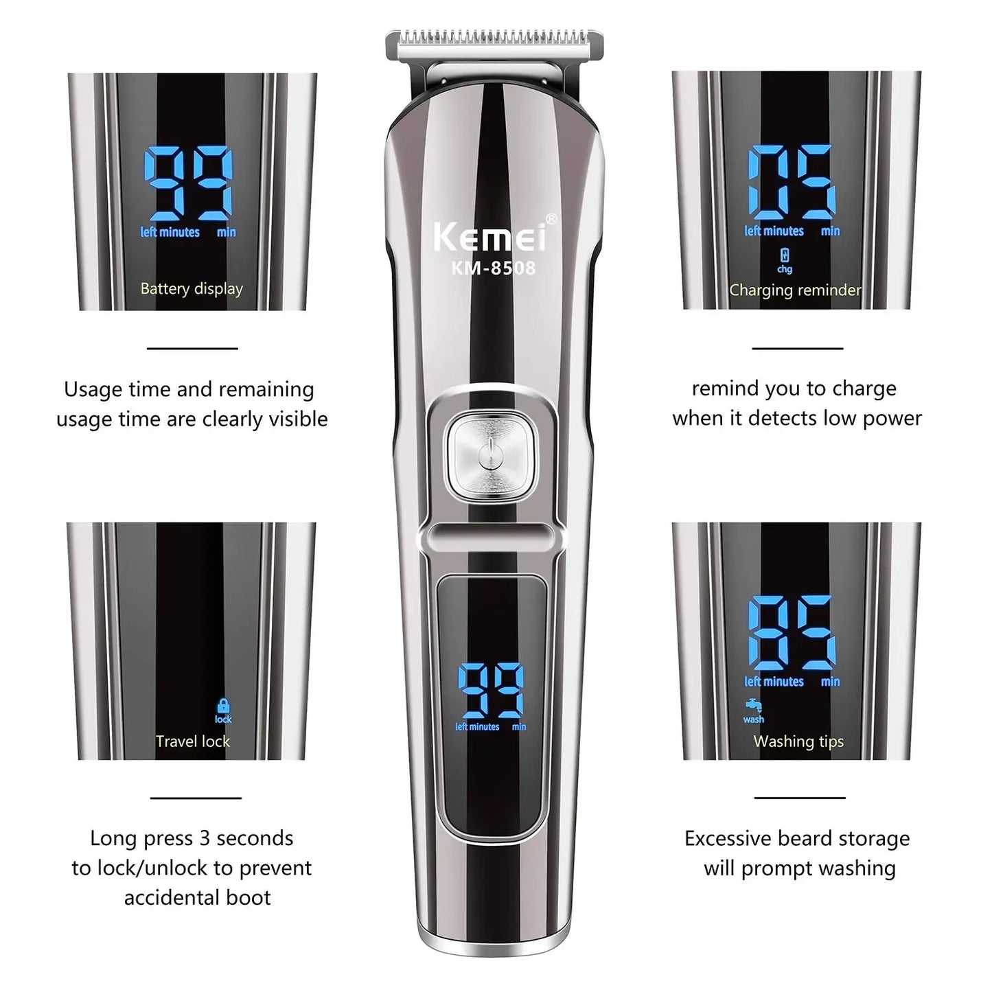 All in one hair trimmer for men face beard grooming kit - Empire P.E