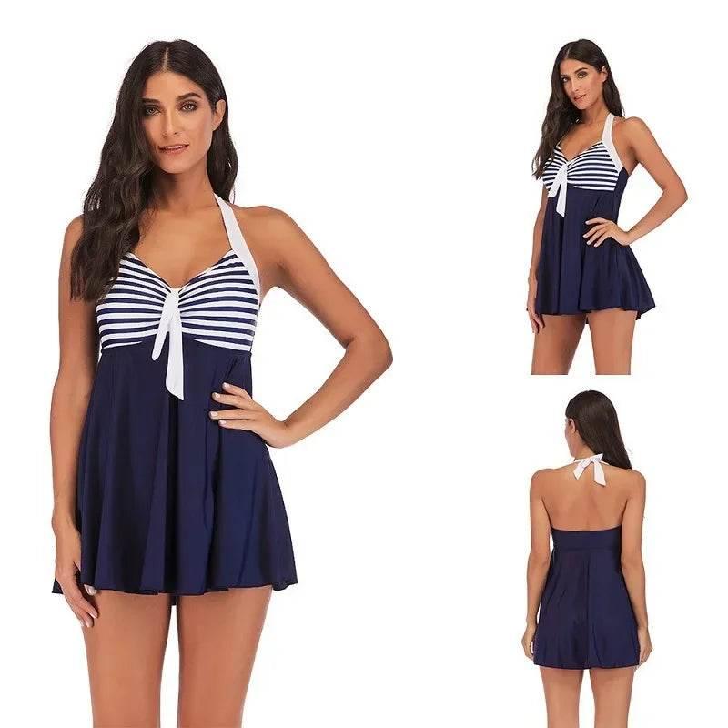 Plus Size Vintage Bathing Suit Two Piece Swim Wear S-5XL - Empire P.E