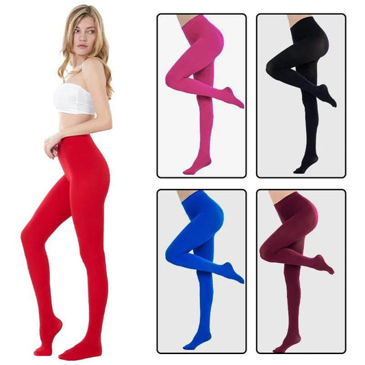 Plus Size Women Sexy Long Stockings Candy Color - Empire P.E