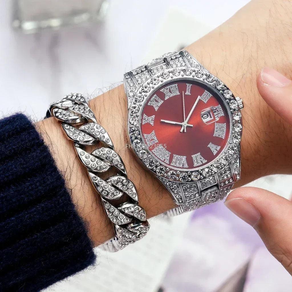 1/2Pc Watch Bracelet Set Hip Hop - Empire P.E