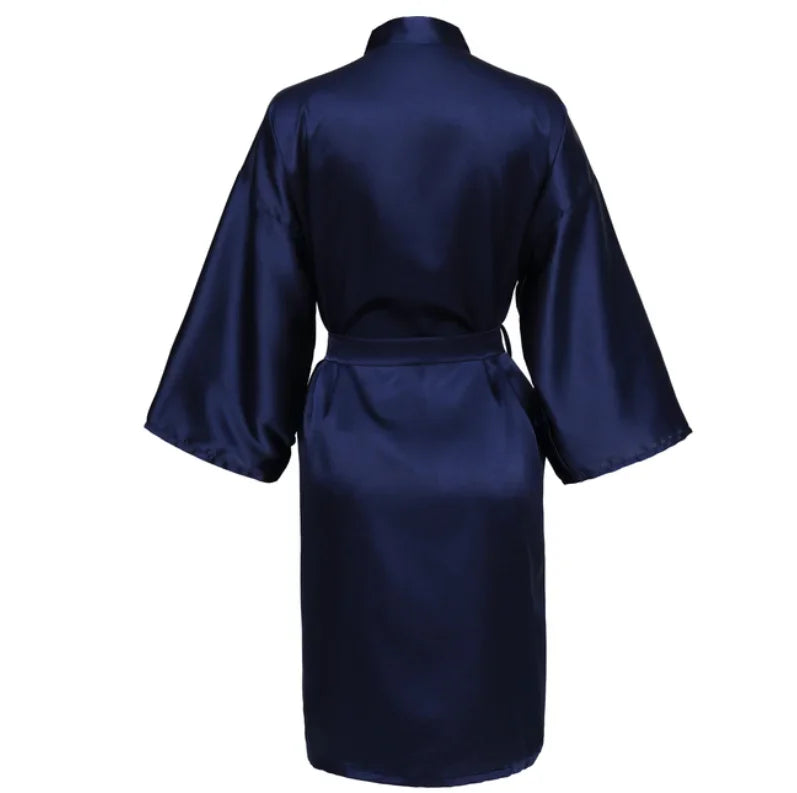 Satin Bridesmaid Bathrobe - Empire P.E