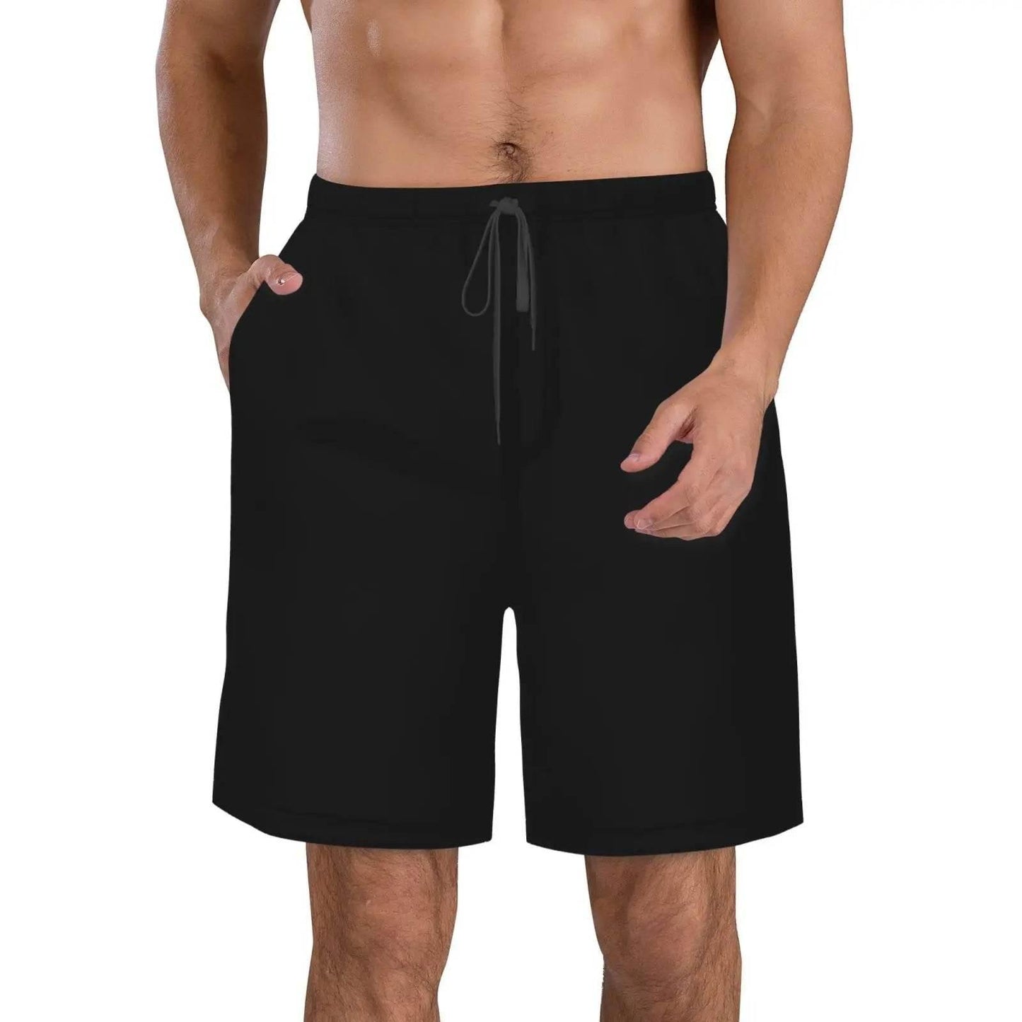 Jamaican Flag Mens Beach Shorts Swimming Trunks Board Shorts Elastic Waist with Pocket - Empire P.E