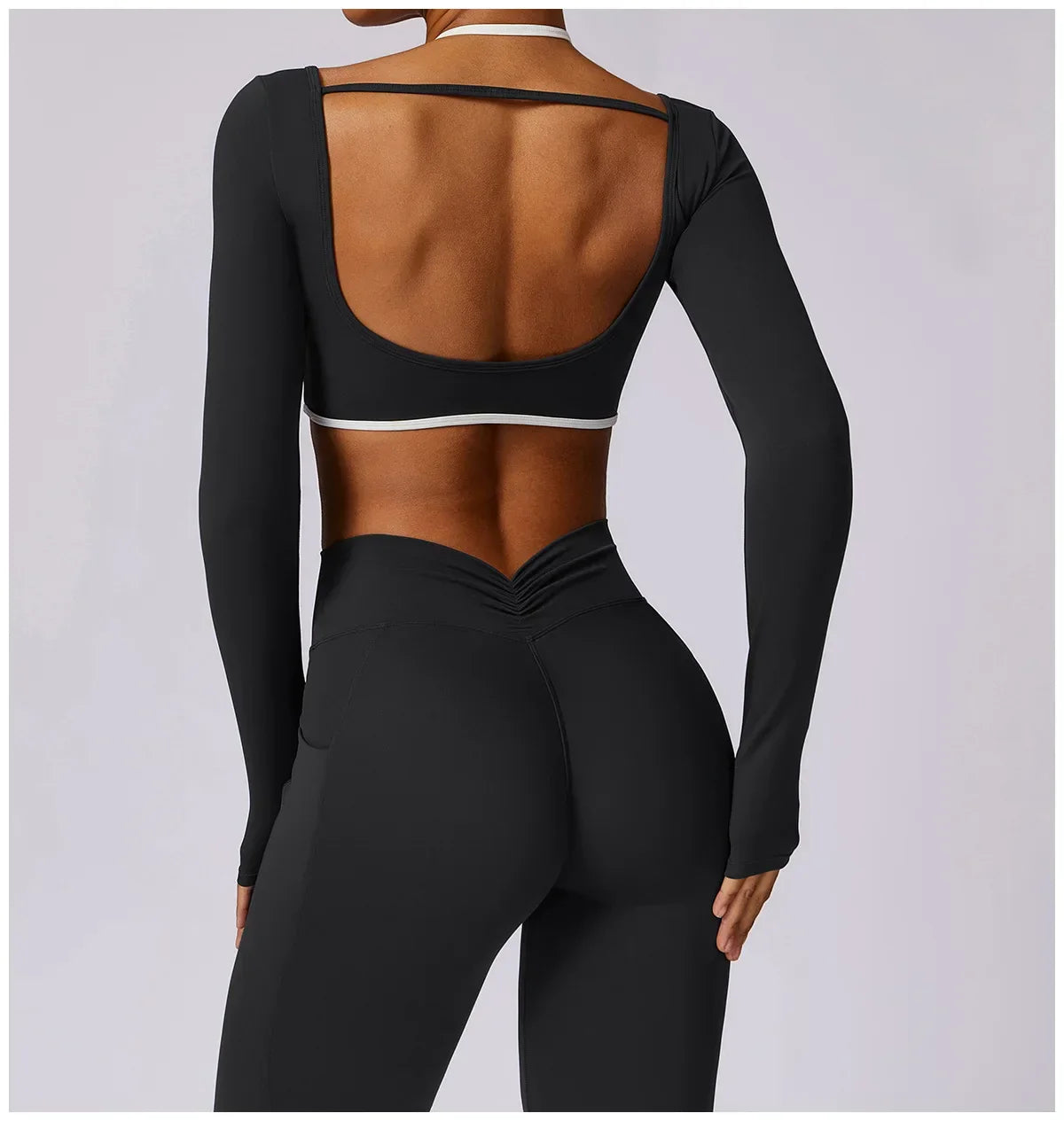 Yoga Set 2PCS Women Sportswear Push Up Workout Clothes - Empire P.E