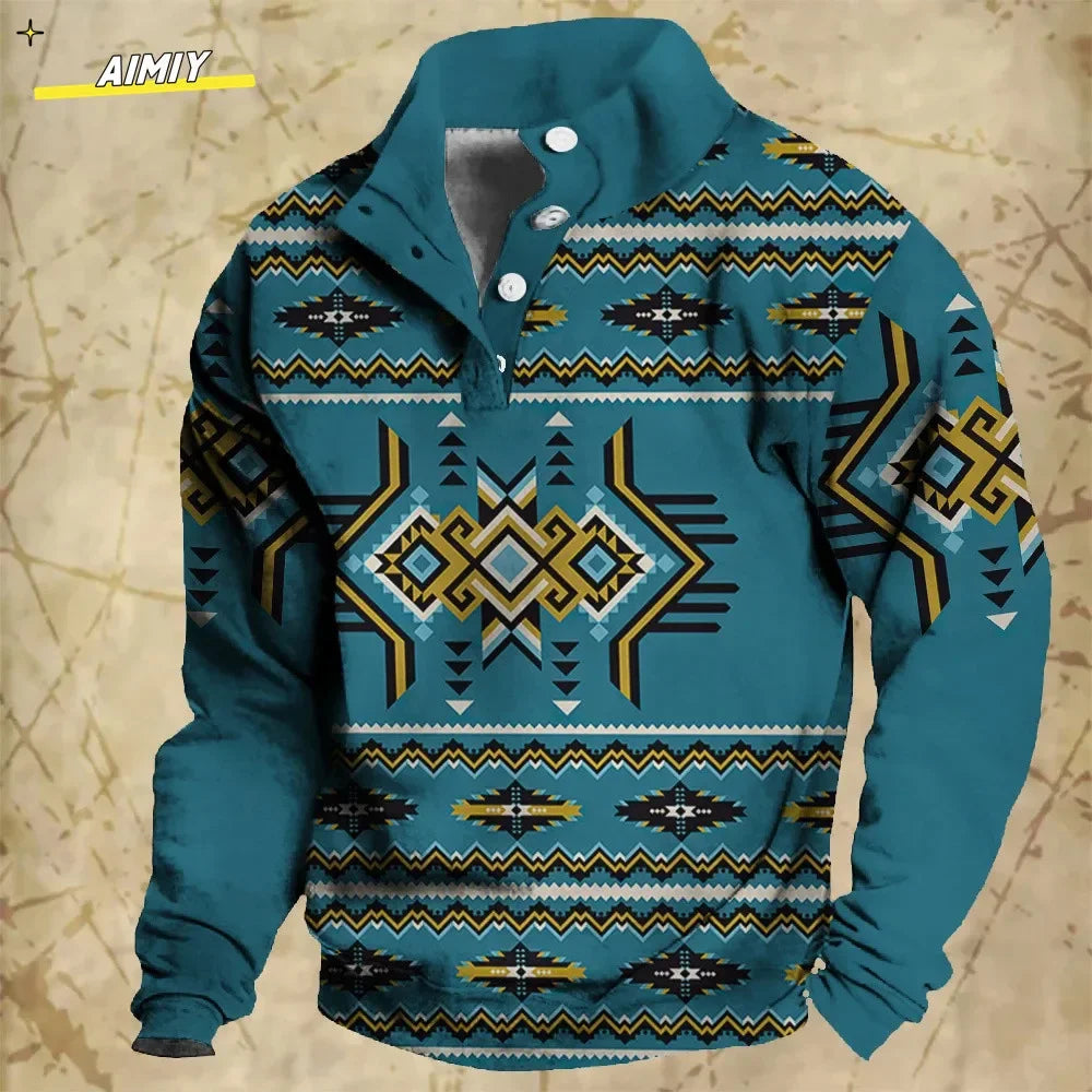 Vintage Men's Hoodie Casual Jacket - Empire P.E