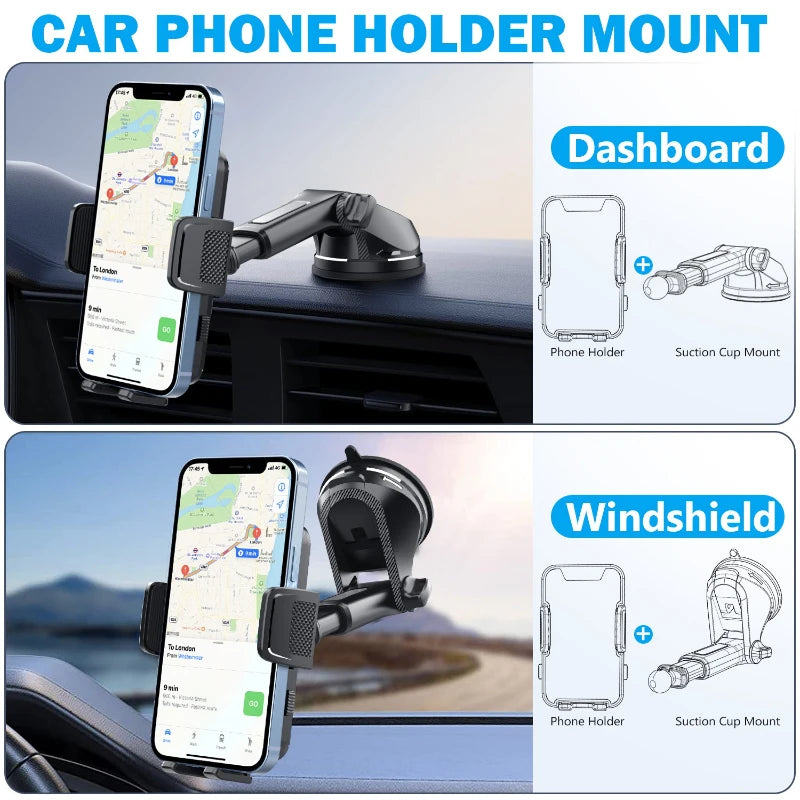 360° Rotation Dashboard Mobile Phone Stand