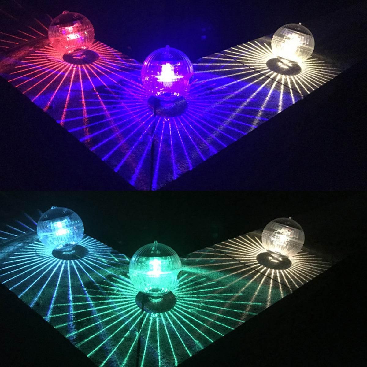 Solar Floating Pool Light Waterproof LED Solar Glow Ball Lamp Decoration for Pools Pond Fountain Garden Party Tub Home Decor - Empire P.E