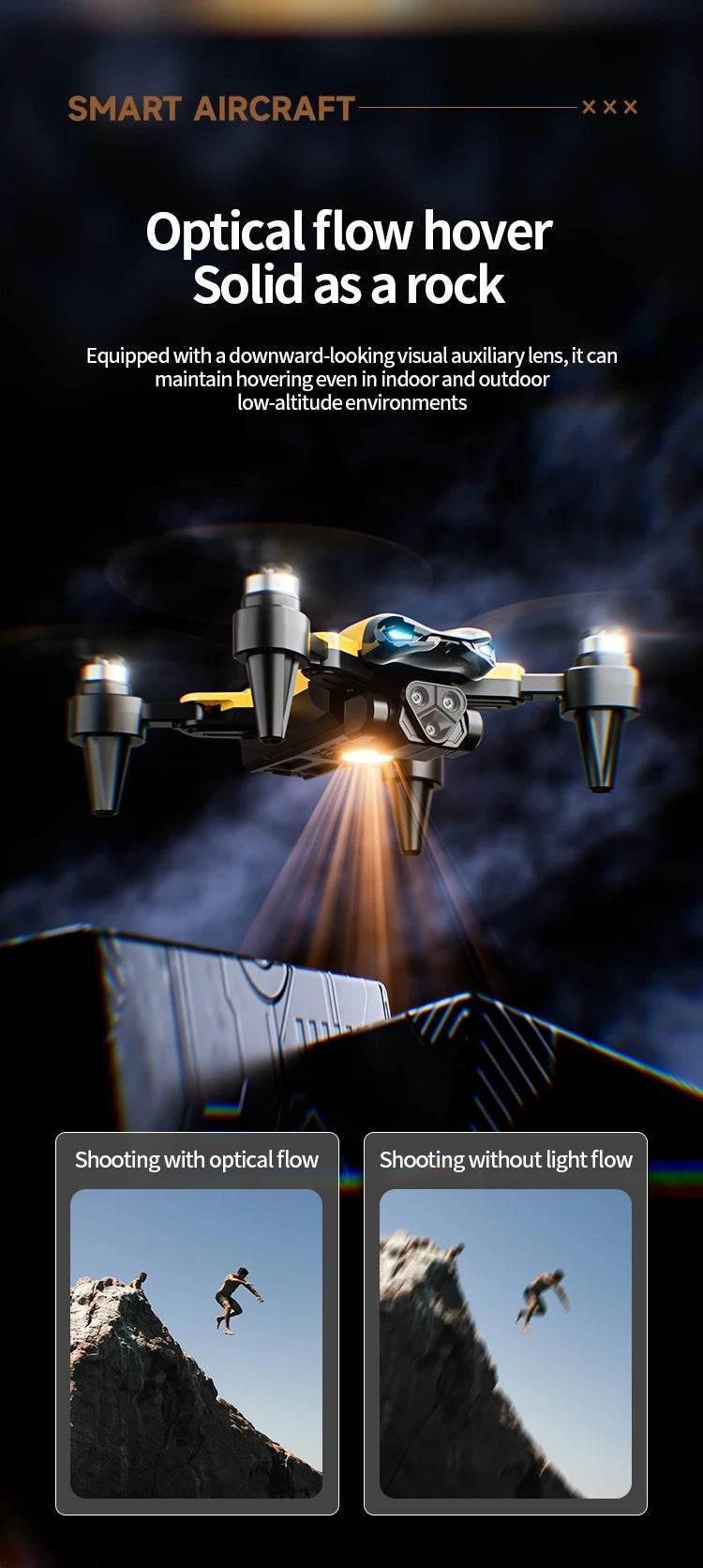 2024 New M5 Drone 8K Professional Triple Camera Brushless Motor Optical Flow Positioning Foldable Quadcopter RC Dron Toys Gifts - Empire P.E