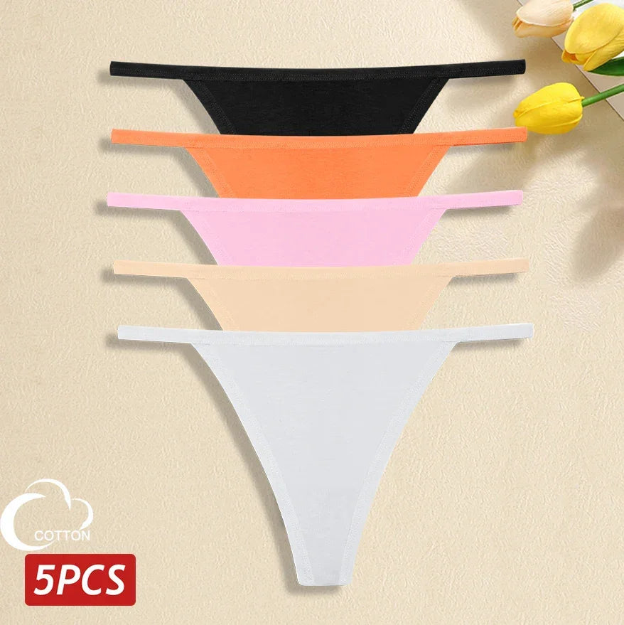 5Pcs Women Cotton Panties Female Thin - Empire P.E