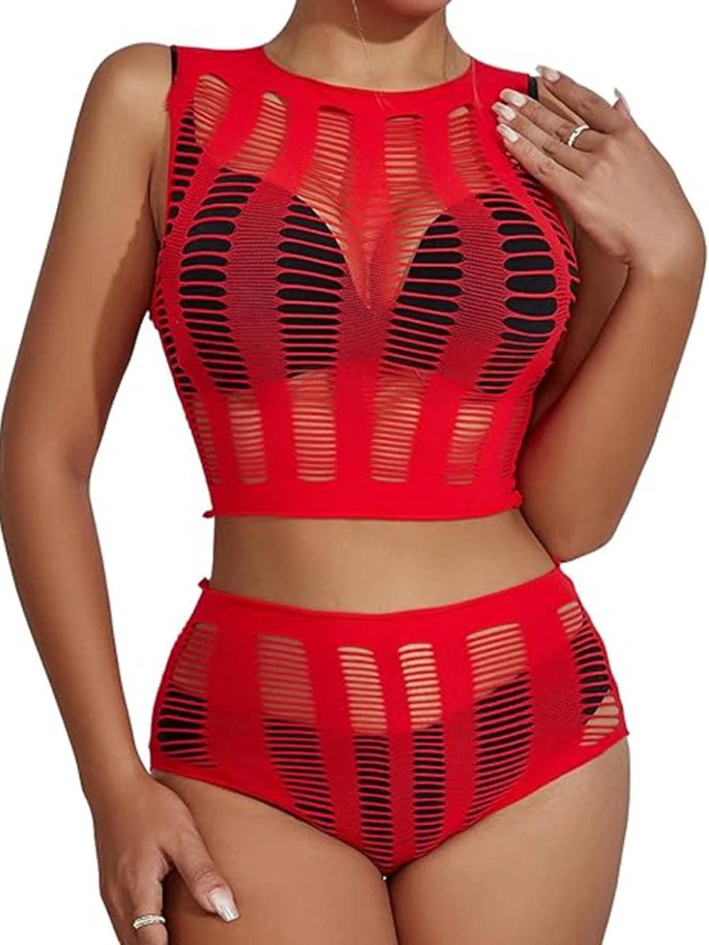 Fishnet Erotic Sets Lingerie Underwear - Empire P.E