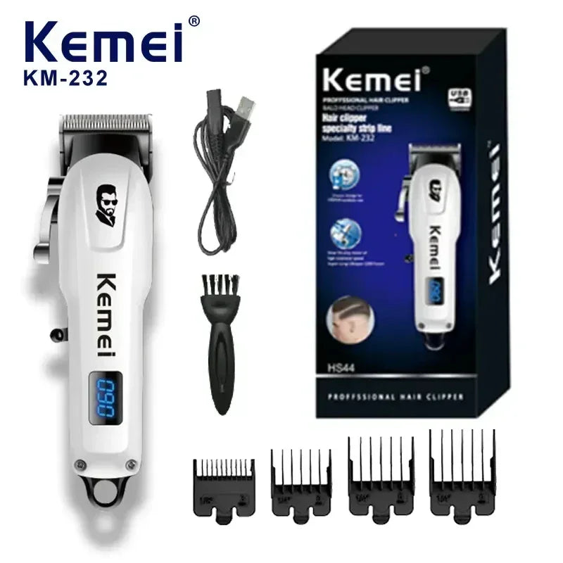 Kemei KM-232 Professional Hair Clipper Portable - Empire P.E