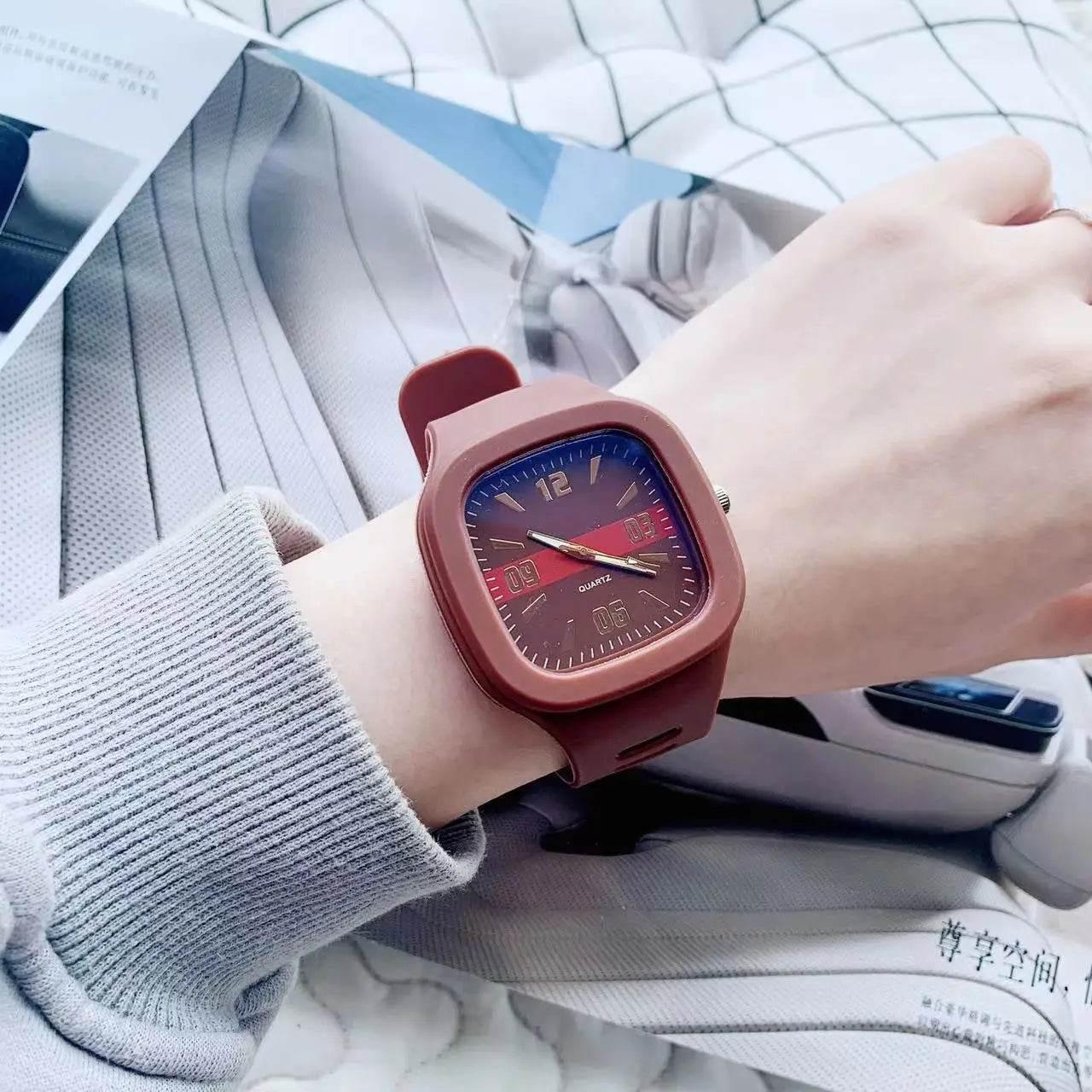 Fashion Women Watches Big Square Ladies Quartz - Empire P.E