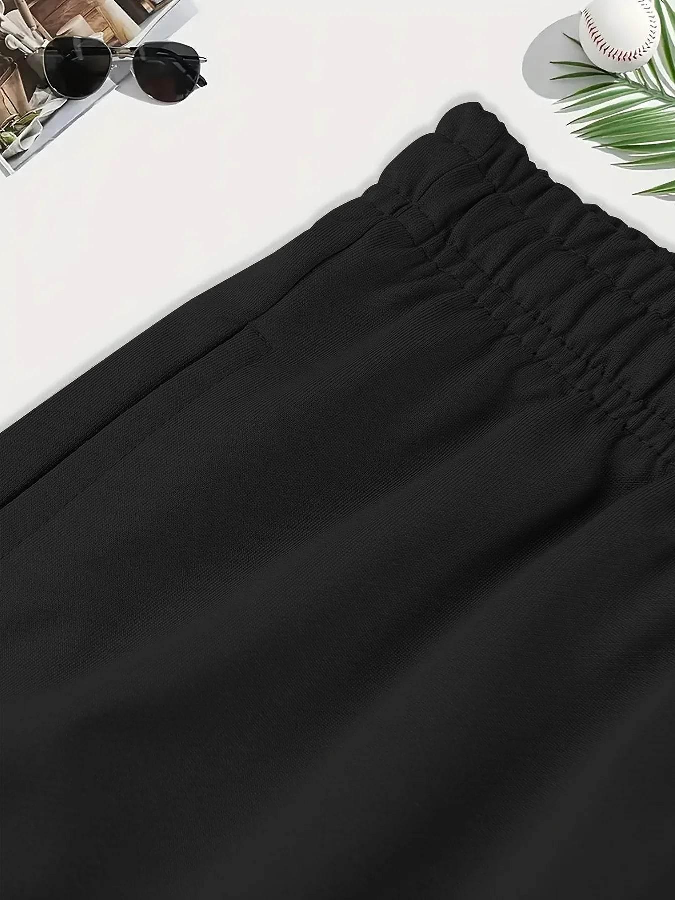 American Flag Print Men's Loose Large Drawstring Casual Minimalist Shorts Man Pants Casual Shorts Summer New In Men Clothing Thi - Empire P.E