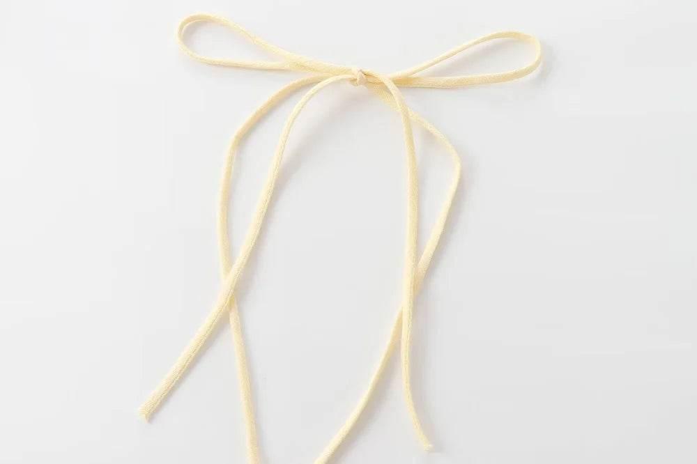 Textured halter crop top with ruffles Women's short yellow sleeveless top with sexy streamers for summer 2024 traf - Empire P.E