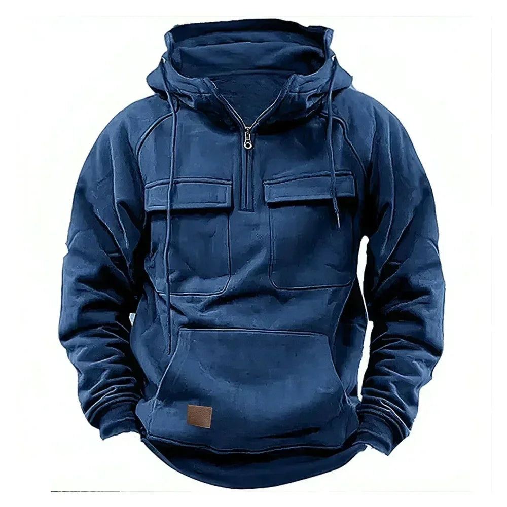 Half Zipper Men's Tactical Hoodies