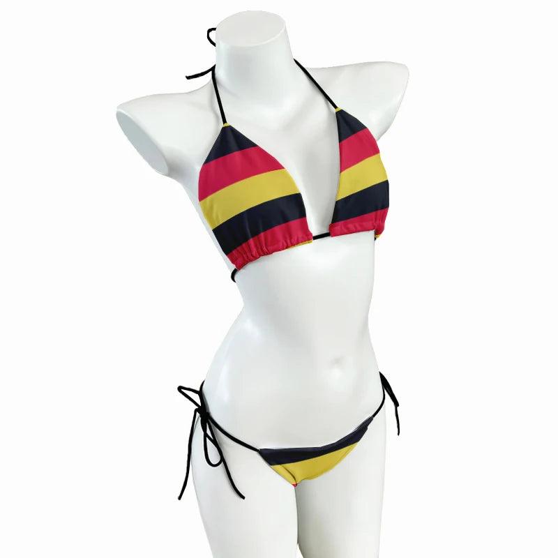 Fashion flag pattern printed swimsuit - Empire P.E