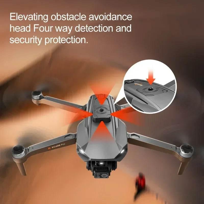 New RG608PRO Drone GPS 8K HD Camera Optical Flow Positioning Obstacle Avoidance Brushless Motor Foldable Quadcopter Drone Toys - Empire P.E