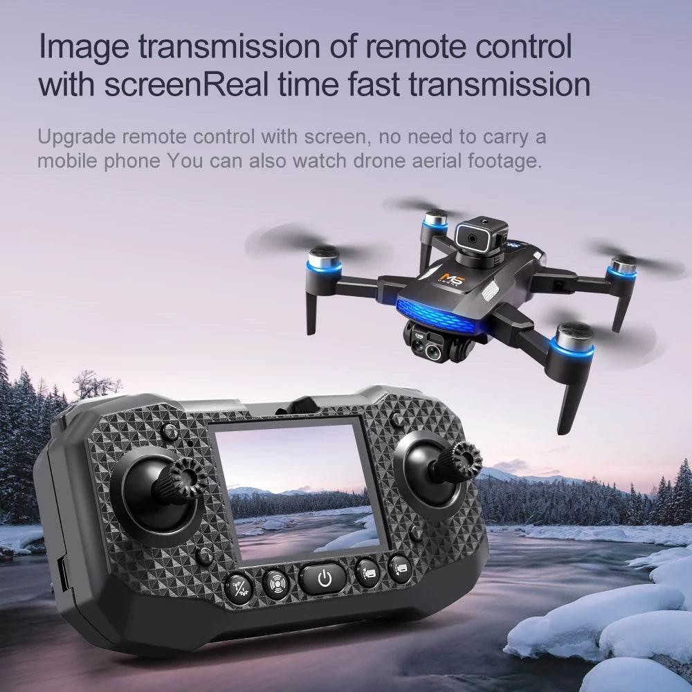 For Xiaomi M6 Drone Professional 8K Camera Drone 5G WIFI FPV UAV With screen remote control RC Dron avoidance Aerial Quadcopter - Empire P.E