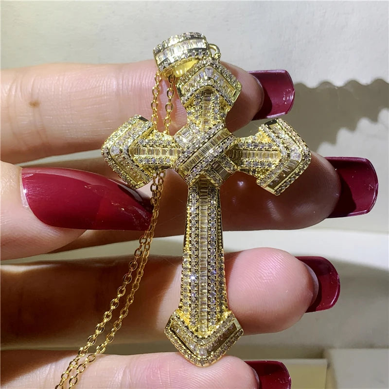 Long Cross Pendant