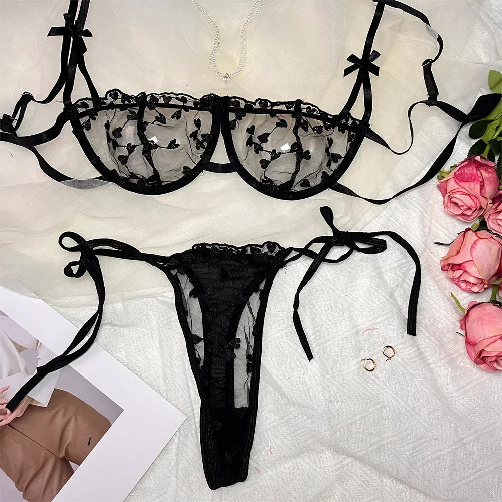 Lingerie Set Women Night Beautiful Sexy 2 Piece - Empire P.E