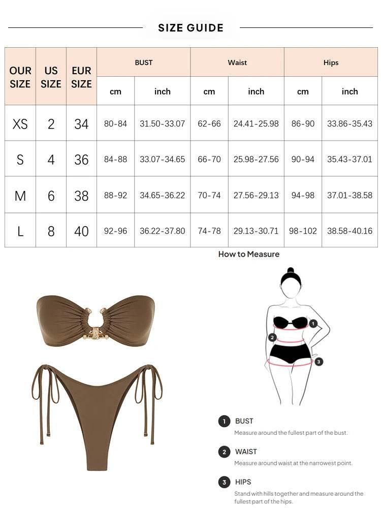 Solid O Ring 2025 New Swimsuit For Women - Empire P.E