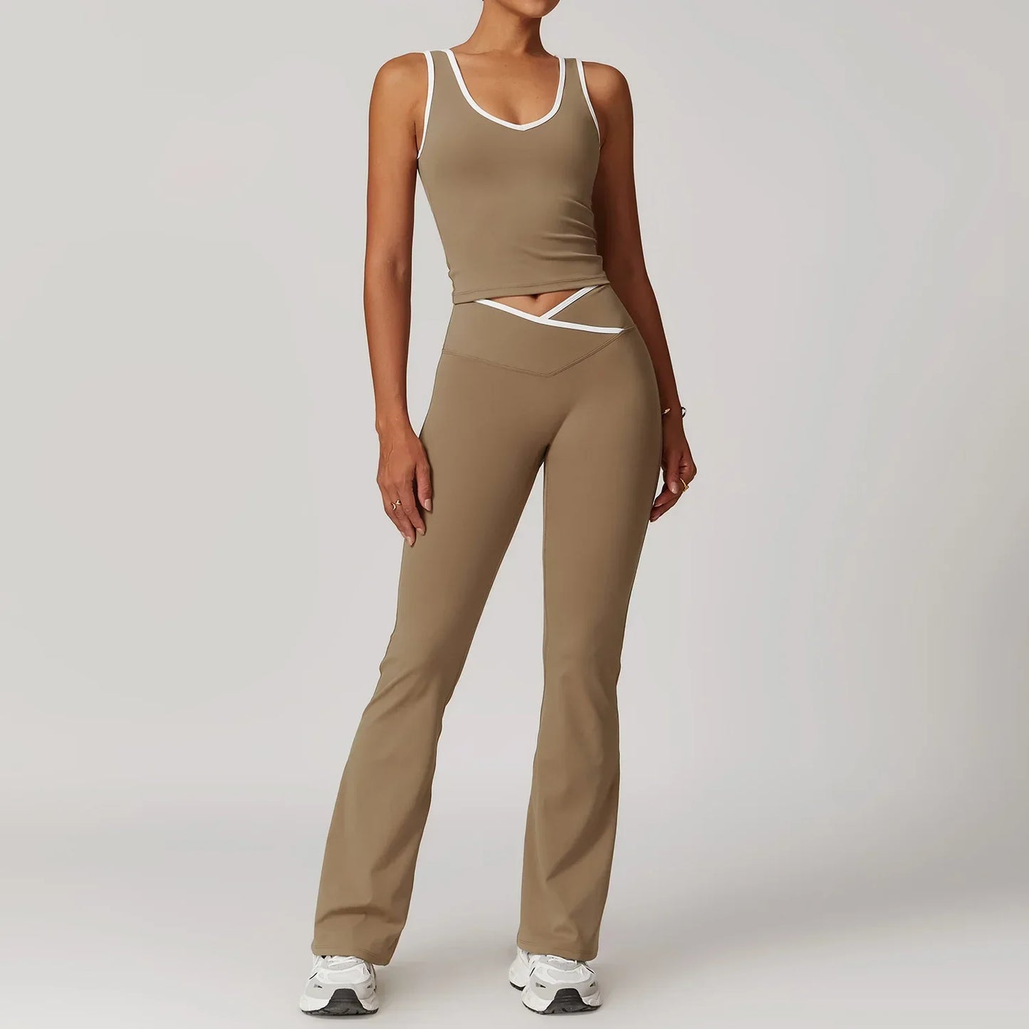 Yoga Set 2 Pieces Workout Outfits Fitness - Empire P.E