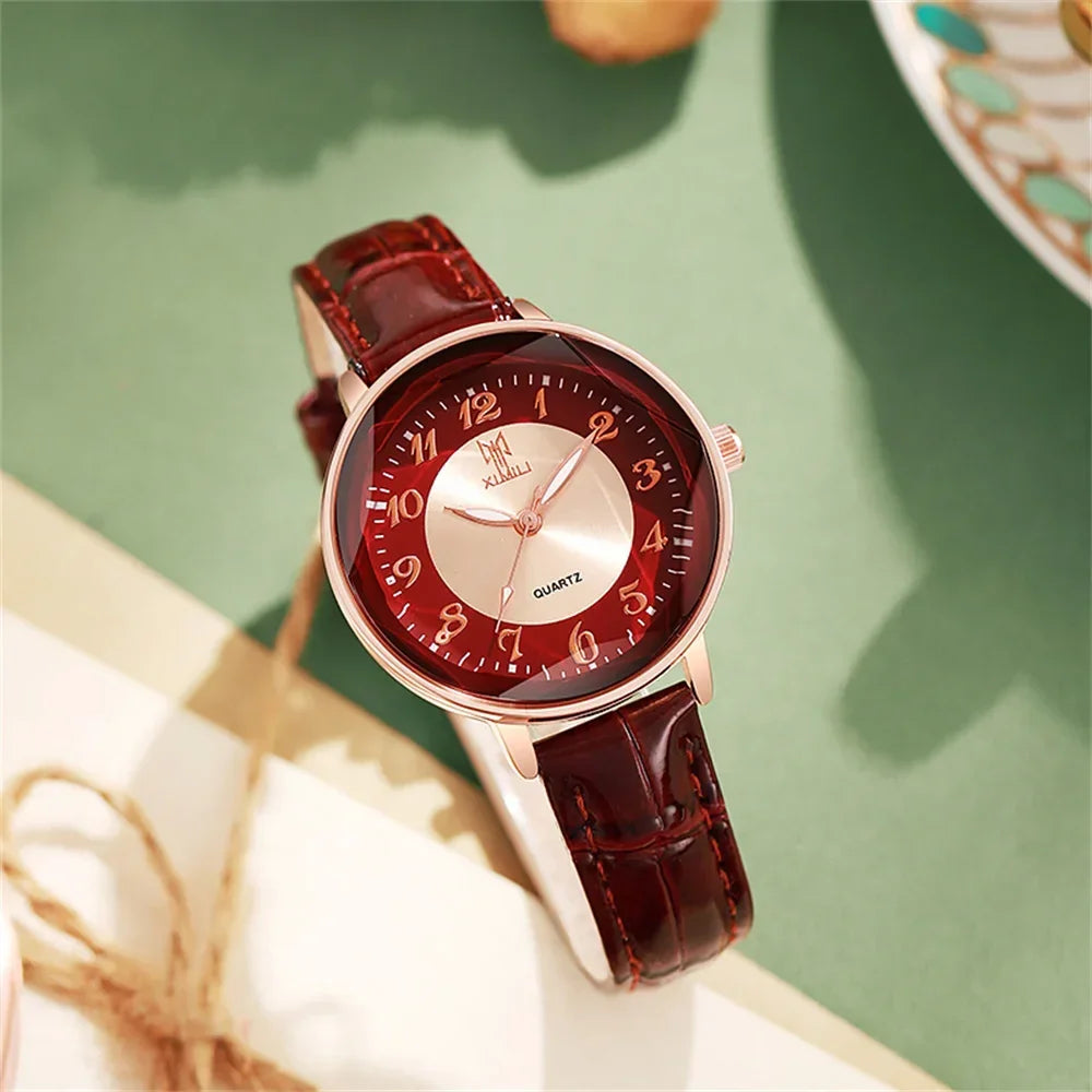 Women's Watch Simple Arabic Numerals Quartz Watch