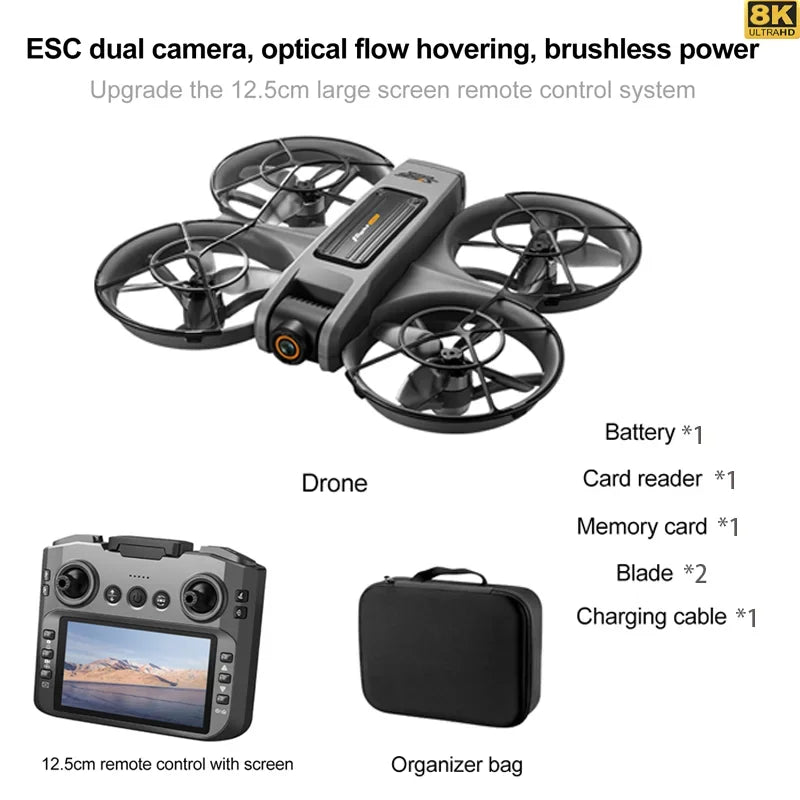 New Drones S156 GPS 8K Professional HD 360° Dual Cameras 5G WIFI - Empire P.E