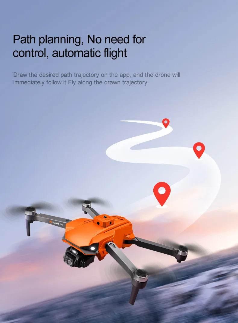 New RG608PRO Drone GPS 8K HD Camera Optical Flow Positioning Obstacle Avoidance Brushless Motor Foldable Quadcopter Drone Toys - Empire P.E