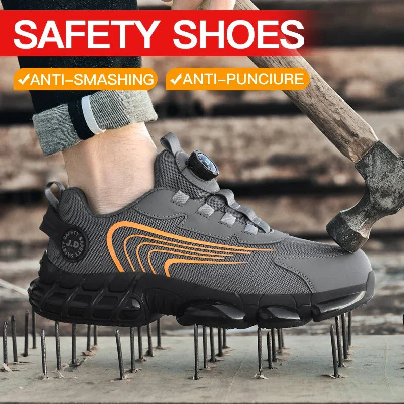 Construction Site Lightweight Safety Shoes Men Steel Toe - Empire P.E