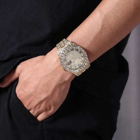 Hip Hop Iced Out Men Watch - Empire P.E