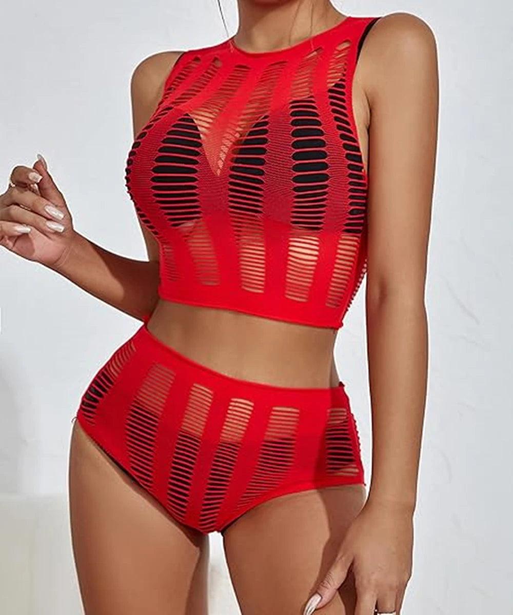 Fishnet Erotic Sets Lingerie Underwear - Empire P.E